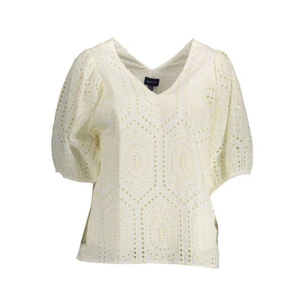 Gant GANT WOMEN'S SHORT SLEEVE T-SHIRT WHITE