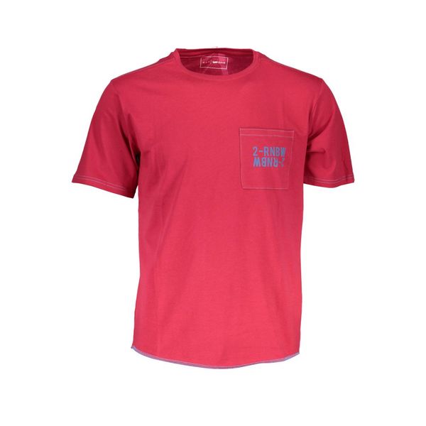 Gas GAS RED MEN'S SHORT SLEEVE T-SHIRT