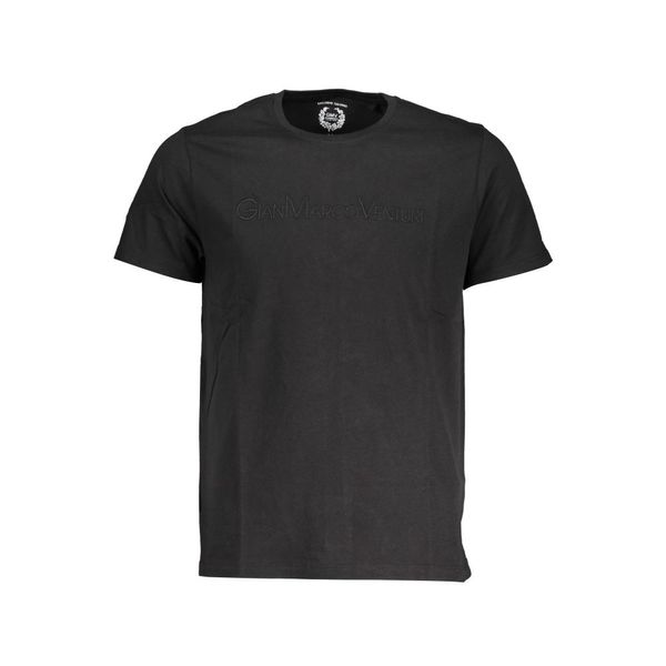 Gian Marco Venturi GIAN MARCO VENTURI BLACK MAN SHORT SLEEVE T-SHIRT