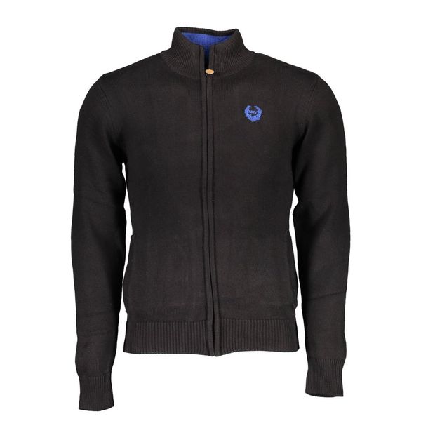 Gian Marco Venturi GIAN MARCO VENTURI MEN'S BLACK CARDIGAN