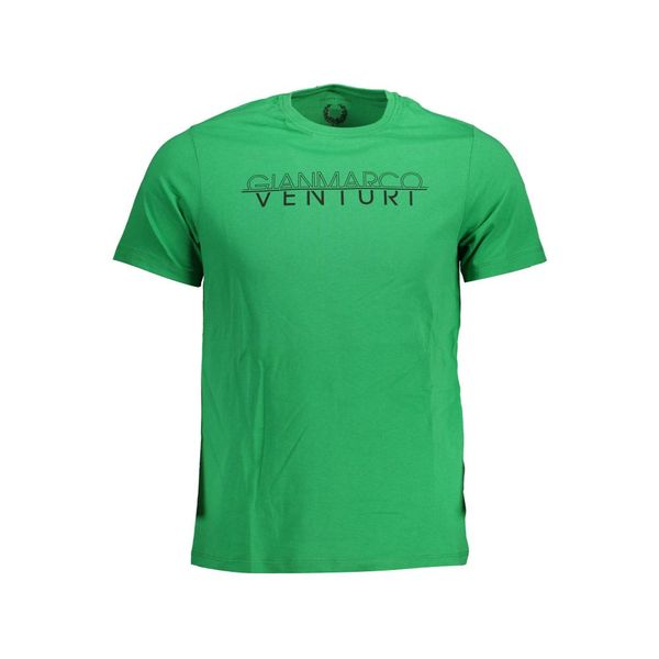 Gian Marco Venturi GIAN MARCO VENTURI MEN'S GREEN SHORT SLEEVE T-SHIRT