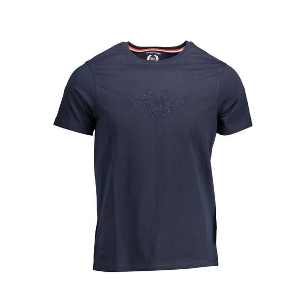 Gian Marco Venturi GIAN MARCO VENTURI MEN'S SHORT SLEEVE T-SHIRT BLUE
