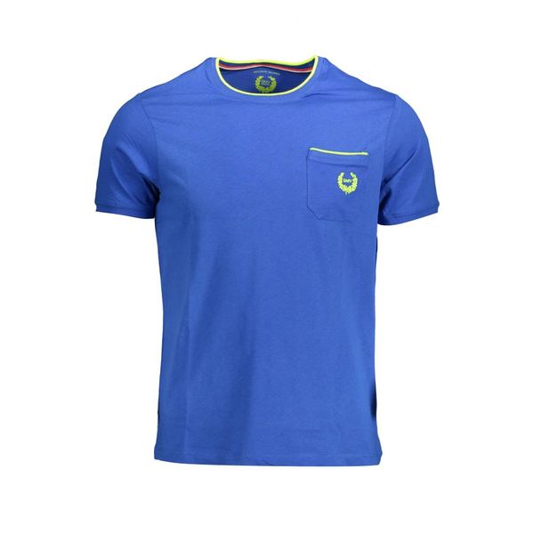 Gian Marco Venturi GIAN MARCO VENTURI MEN'S SHORT SLEEVE T-SHIRT BLUE