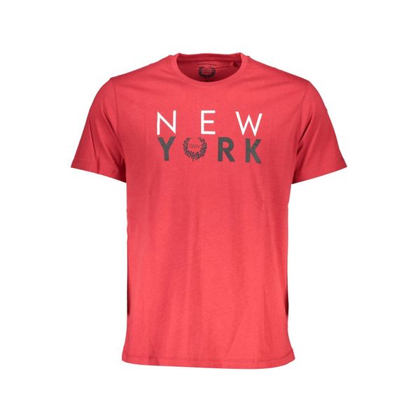 Gian Marco Venturi GIAN MARCO VENTURI MEN'S SHORT SLEEVE T-SHIRT RED