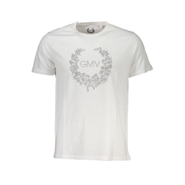 Gian Marco Venturi GIAN MARCO VENTURI MEN'S SHORT SLEEVE T-SHIRT WHITE