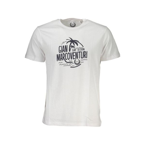 Gian Marco Venturi GIAN MARCO VENTURI MEN'S SHORT SLEEVE T-SHIRT WHITE