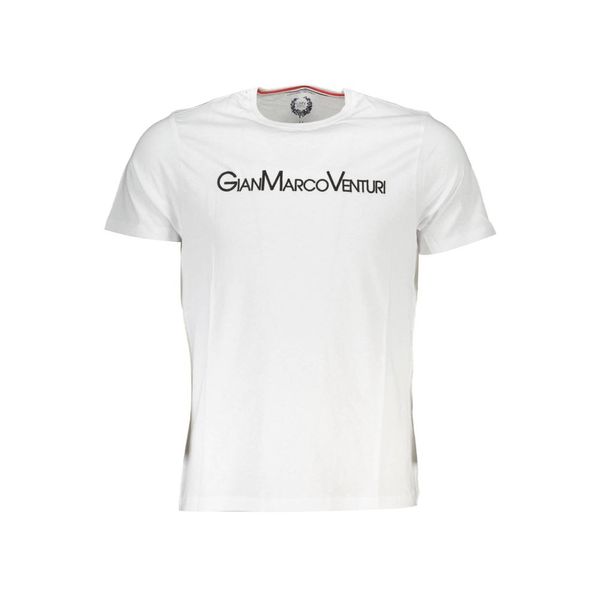 Gian Marco Venturi GIAN MARCO VENTURI MEN'S SHORT SLEEVE T-SHIRT WHITE