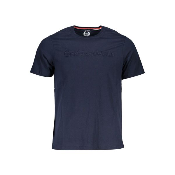 Gian Marco Venturi GIAN MARCO VENTURI MEN'S SHORT SLEEVED T-SHIRT BLUE