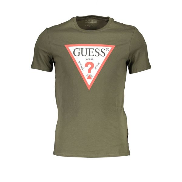 Guess GUESS JEANS GREEN MAN SHORT SLEEVE T-SHIRT