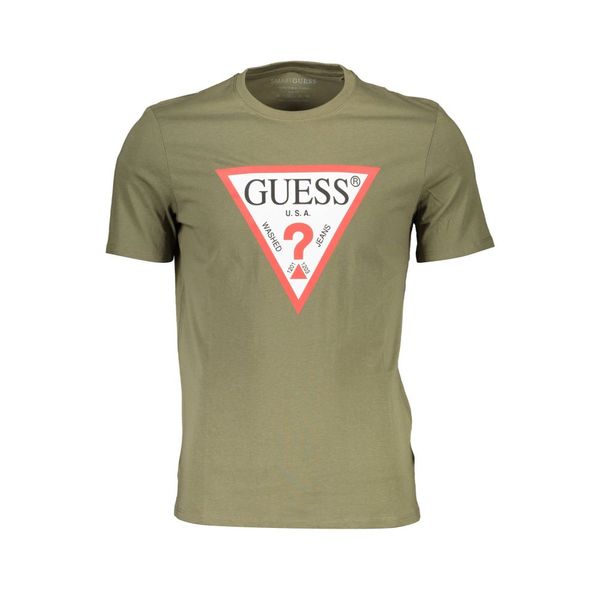 Guess GUESS JEANS GREEN MAN SHORT SLEEVE T-SHIRT