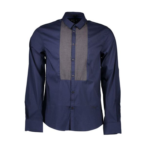 Guess GUESS JEANS MAN LONG SLEEVE SHIRT BLUE