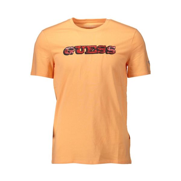 Guess GUESS JEANS MAN SHORT SLEEVE T-SHIRT ORANGE