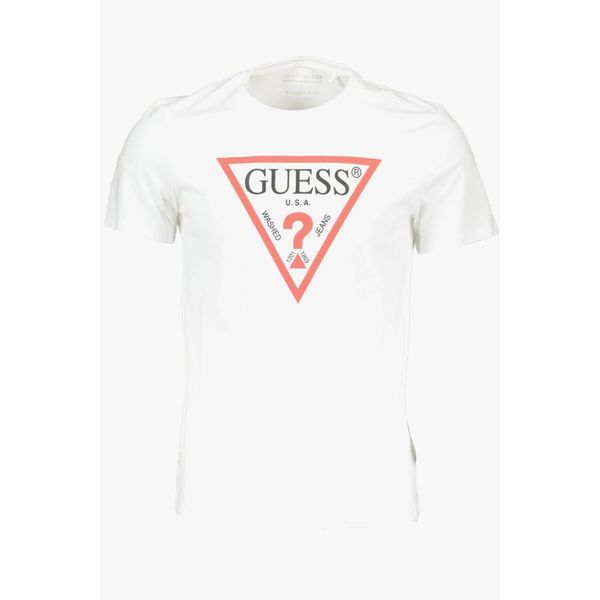 Guess GUESS JEANS MAN SHORT SLEEVE T-SHIRT WHITE