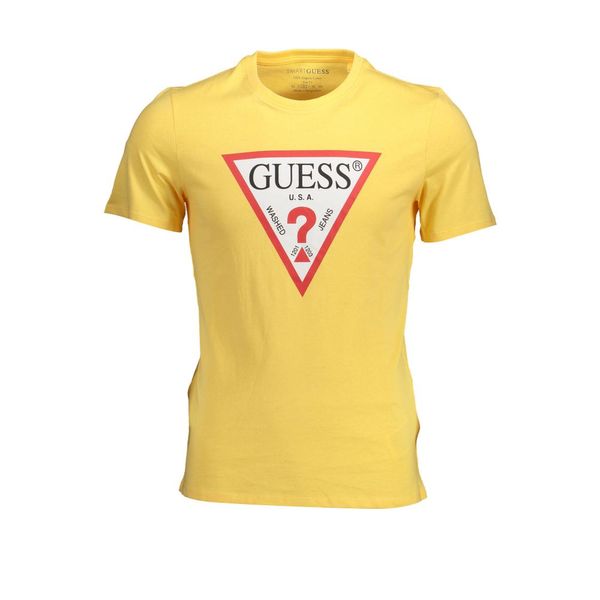 Guess GUESS JEANS MAN SHORT SLEEVE T-SHIRT YELLOW