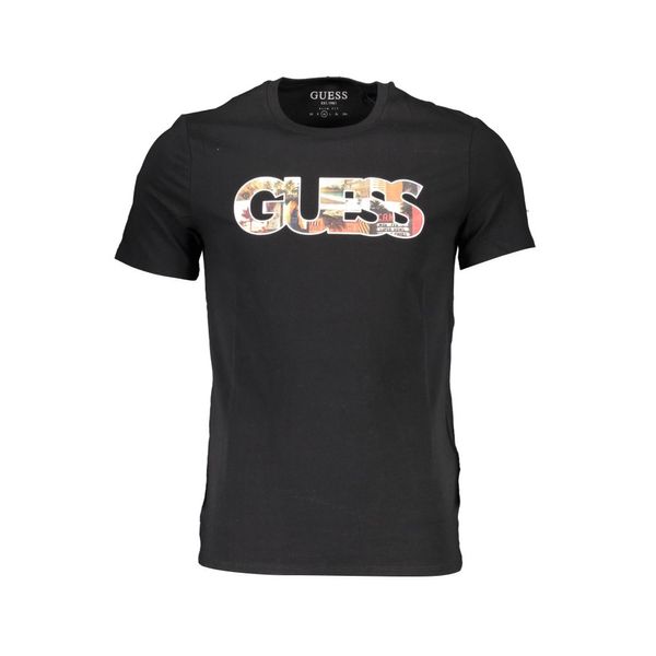 Guess GUESS JEANS MEN'S SHORT SLEEVE T-SHIRT BLACK