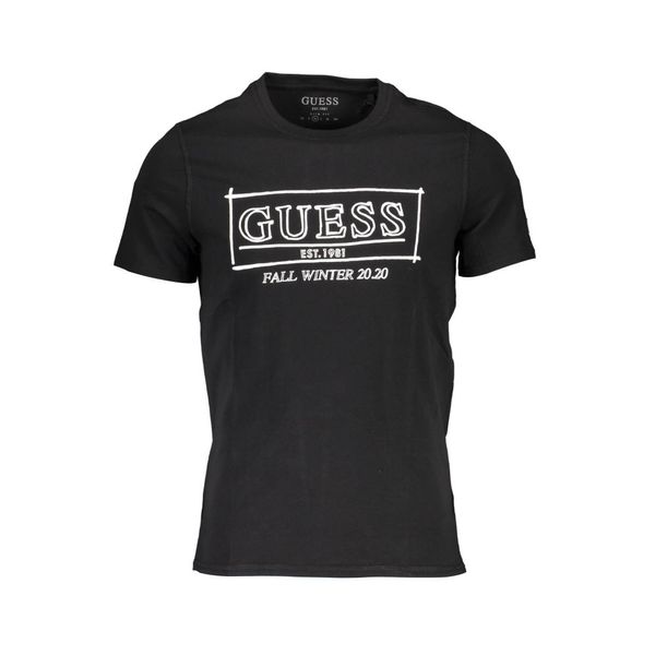 Guess GUESS JEANS MEN'S SHORT SLEEVE T-SHIRT BLACK