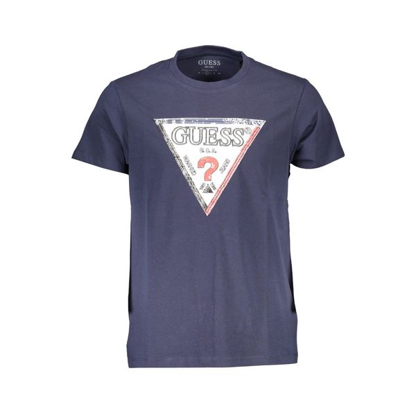 Guess GUESS JEANS MEN'S SHORT SLEEVE T-SHIRT BLUE