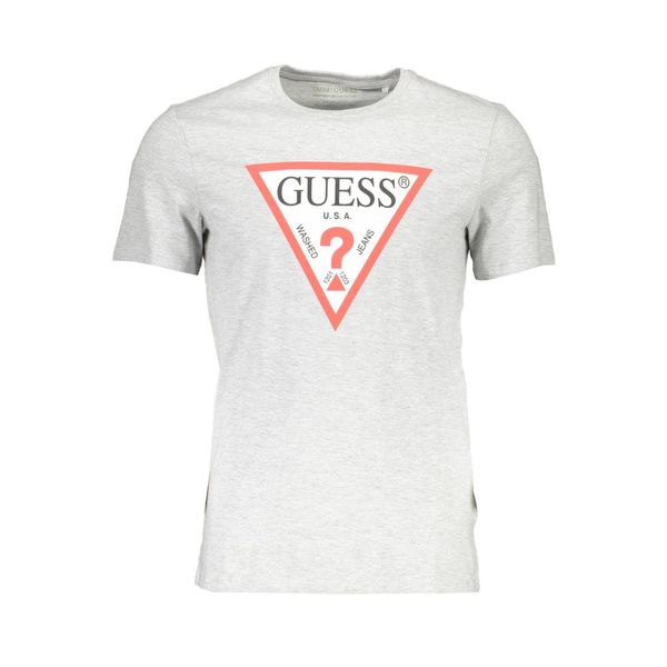 Guess GUESS JEANS MEN'S SHORT SLEEVE T-SHIRT GRAY