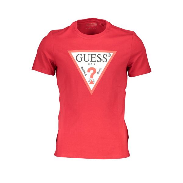 Guess GUESS JEANS RED MAN SHORT SLEEVE T-SHIRT