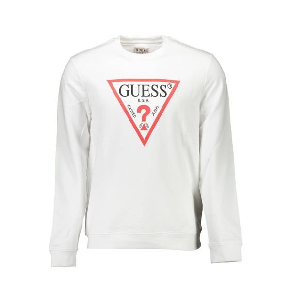 Guess GUESS JEANS SWEATSHIRT WITHOUT ZIP MAN WHITE