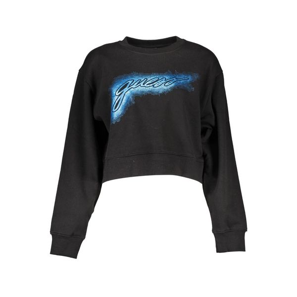 Guess GUESS JEANS SWEATSHIRT WITHOUT ZIP WOMAN BLACK