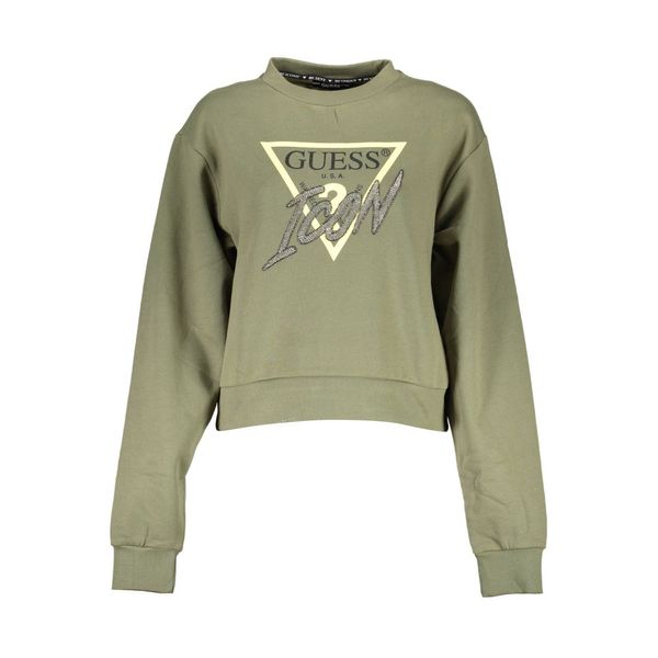 Guess GUESS JEANS SWEATSHIRT WITHOUT ZIP WOMAN GREEN