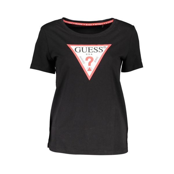 Guess GUESS JEANS WOMEN'S SHORT SLEEVE T-SHIRT BLACK