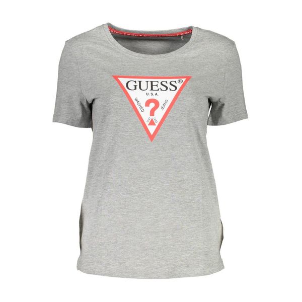Guess GUESS JEANS WOMEN'S SHORT SLEEVE T-SHIRT GRAY