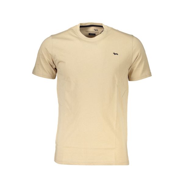 Harmont and Blaine HARMONT &amp; BLAINE BEIGE MEN'S SHORT SLEEVE T-SHIRT