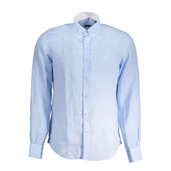 Harmont and Blaine HARMONT &amp; BLAINE LIGHT BLUE MAN LONG SLEEVED SHIRT