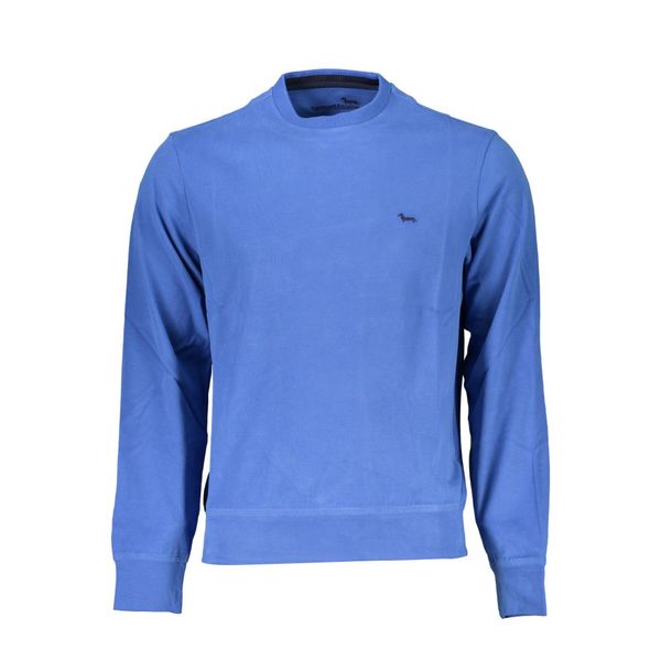 Harmont and Blaine HARMONT &amp; BLAINE MEN'S BLUE ZIPLESS SWEATSHIRT