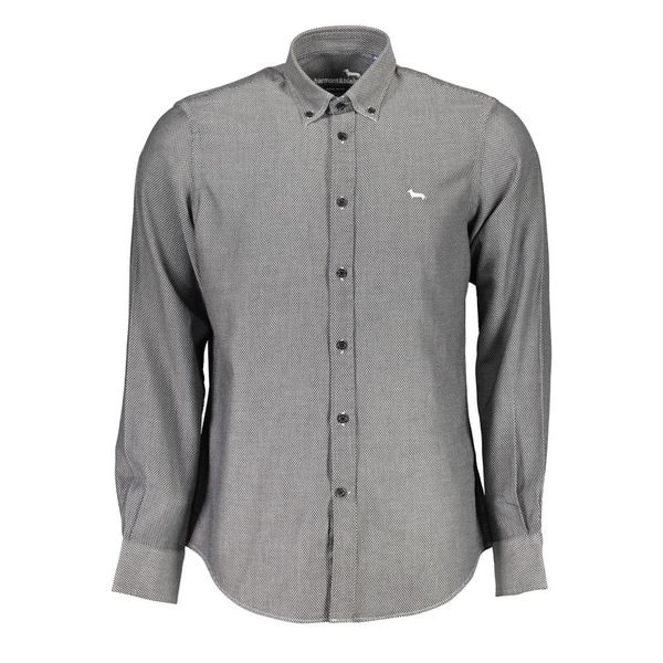 Harmont and Blaine HARMONT &amp; BLAINE MEN'S LONG SLEEVE SHIRT BLACK