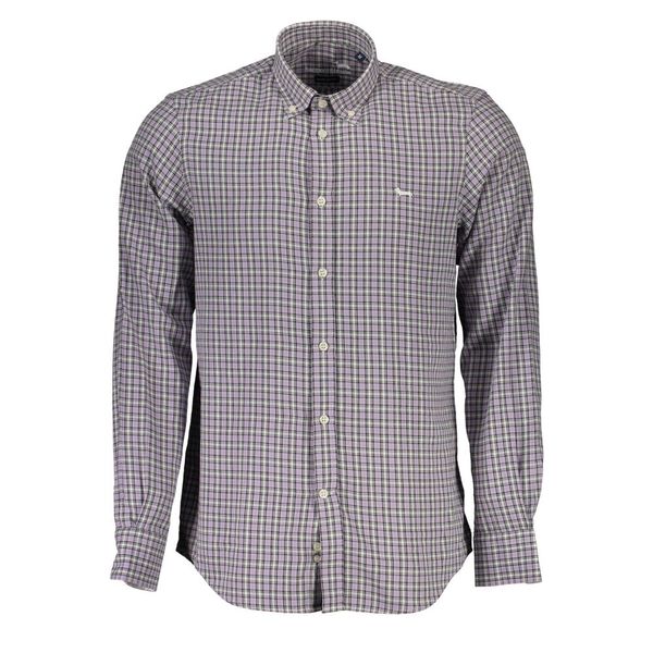 Harmont and Blaine HARMONT &amp; BLAINE MEN'S LONG SLEEVE SHIRT PURPLE