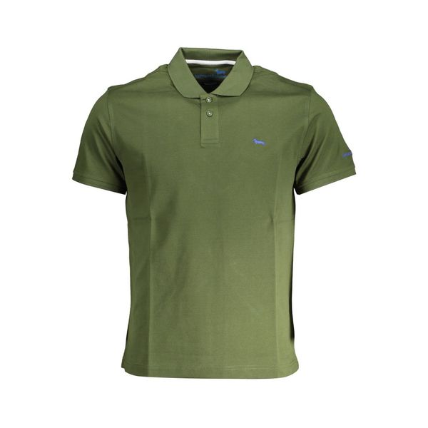 Harmont and Blaine HARMONT &amp; BLAINE POLO SHORT SLEEVE MAN GREEN