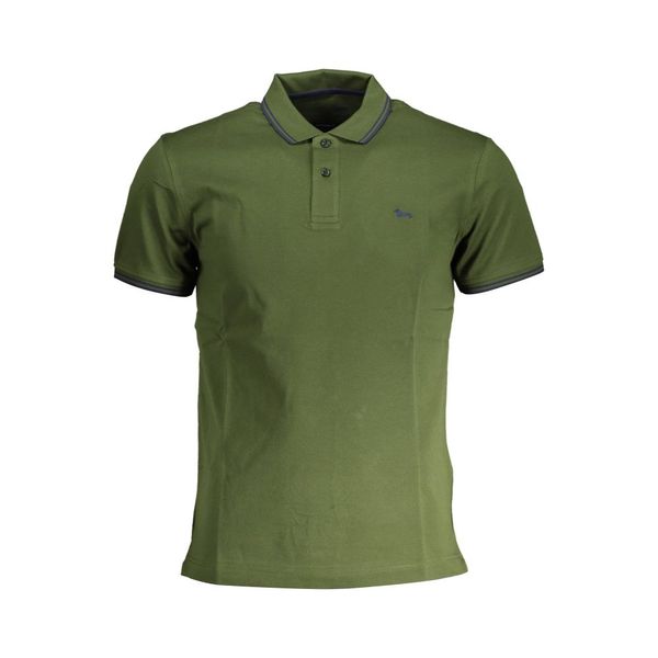 Harmont and Blaine HARMONT &amp; BLAINE POLO SHORT SLEEVE MAN GREEN