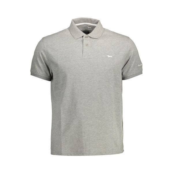 Harmont and Blaine HARMONT &amp; BLAINE SHORT SLEEVE POLO SHIRT MAN GRAY