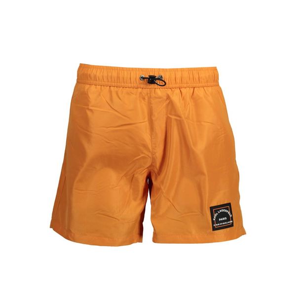 Karl Lagerfeld KARL LAGERFELD BEACHWEAR SWIMSUIT PARTS UNDER MAN ORANGE