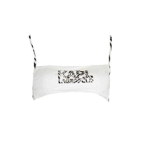 Karl Lagerfeld KARL LAGERFELD BEACHWEAR SWIMSUIT TOP WOMAN WHITE