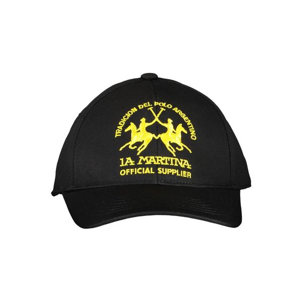 La Martina LA MARTINA BLACK MAN HAT