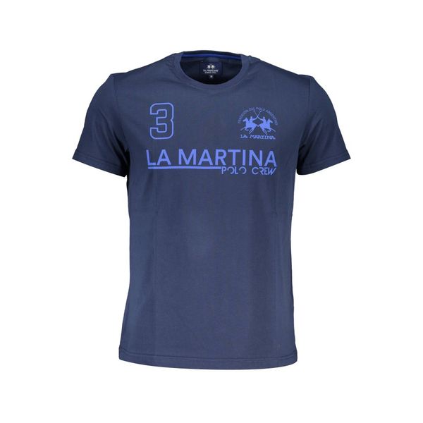 La Martina LA MARTINA BLUE MAN LONG SLEEVE T-SHIRT