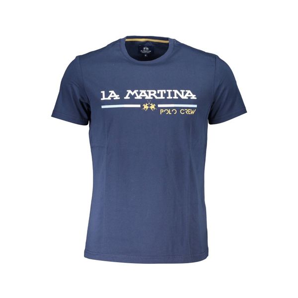La Martina LA MARTINA BLUE MAN SHORT SLEEVE T-SHIRT