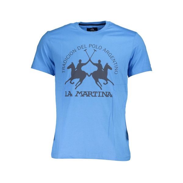 La Martina LA MARTINA BLUE MAN SHORT SLEEVE T-SHIRT