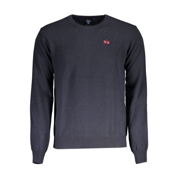 La Martina LA MARTINA BLUE MEN'S SWEATER