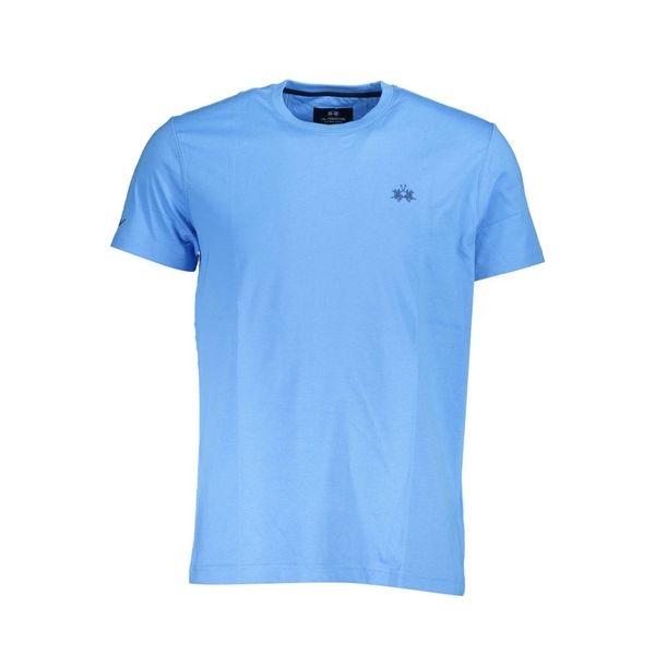 La Martina LA MARTINA LIGHT BLUE MAN SHORT SLEEVE T-SHIRT