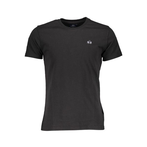 La Martina LA MARTINA MEN'S SHORT SLEEVE T-SHIRT BLACK