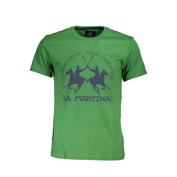 La Martina LA MARTINA MEN'S SHORT SLEEVE T-SHIRT GREEN