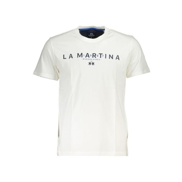 La Martina LA MARTINA MEN'S SHORT SLEEVE T-SHIRT WHITE