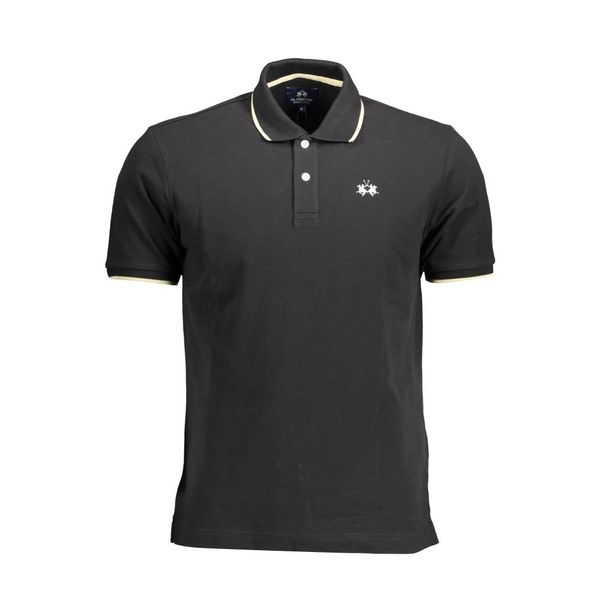 La Martina LA MARTINA POLO SHORT SLEEVE MAN BLACK