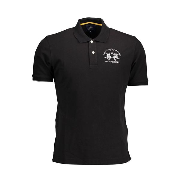 La Martina LA MARTINA POLO SHORT SLEEVE MAN BLACK