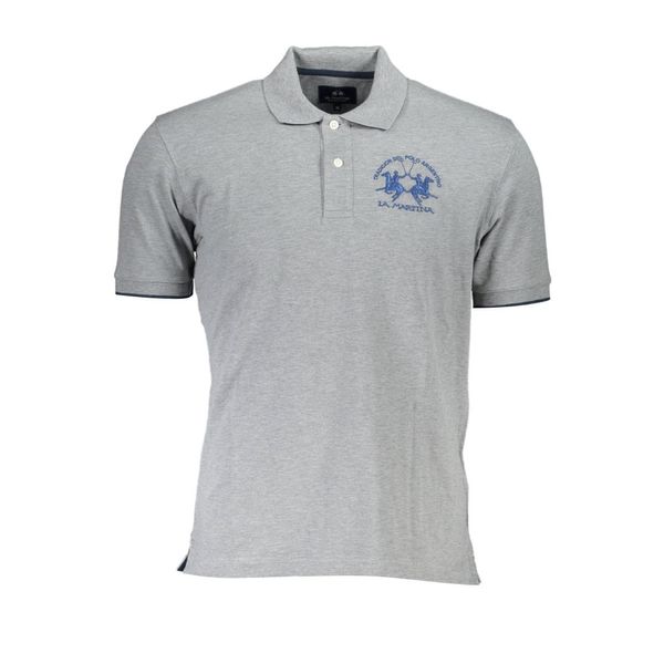 La Martina LA MARTINA POLO SHORT SLEEVE MAN GRAY